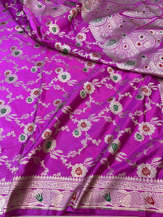 Banarasi mashru handloom Silk code-BSH57