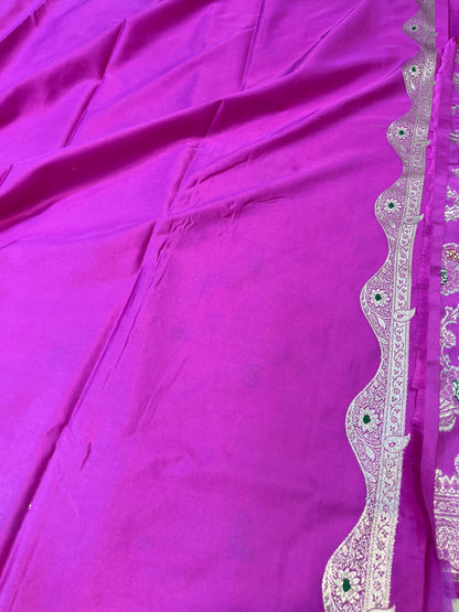 Banarasi mashru handloom Silk code-BSH57