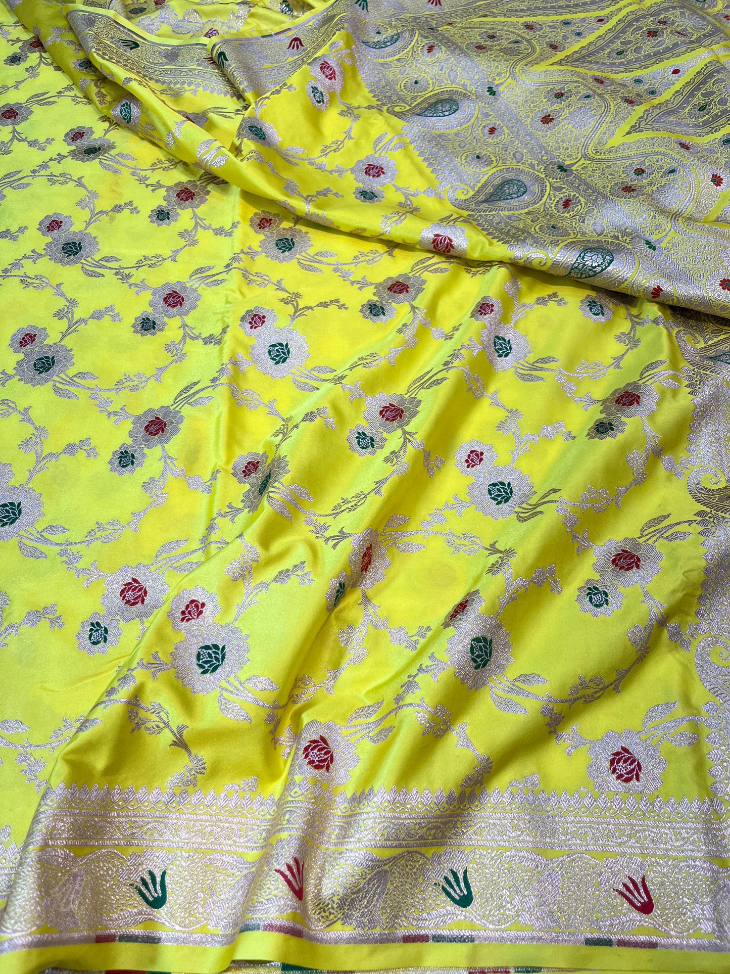 Banarasi mashru handloom Silk code-BSH56
