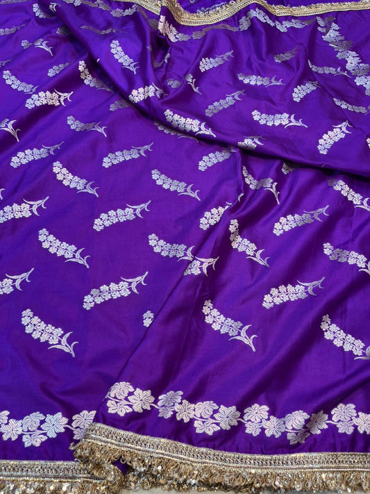Banarasi mashru handloom Silk code-BSH42