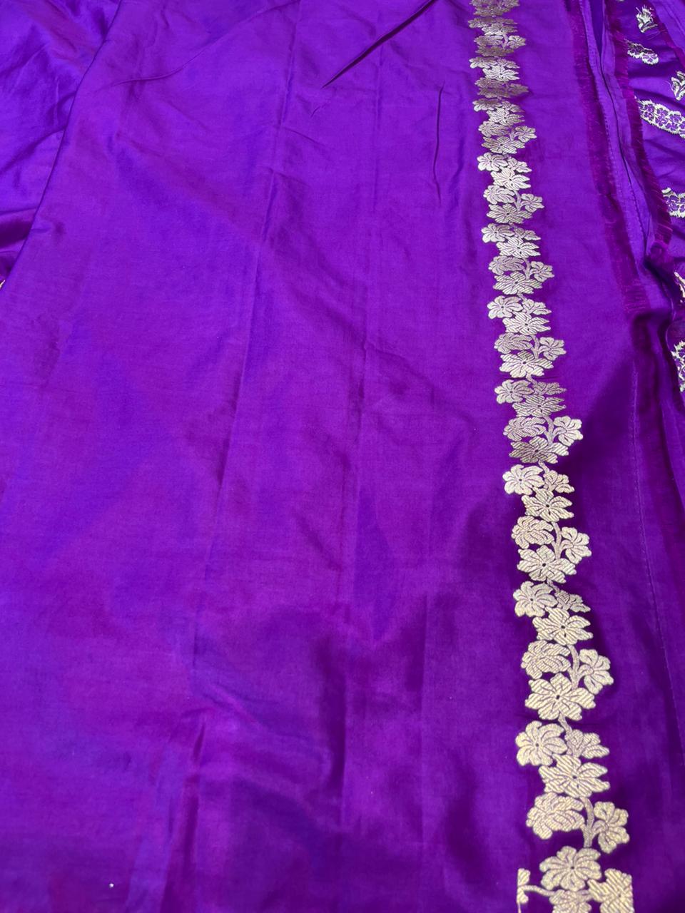 Banarasi mashru handloom Silk code-BSH42