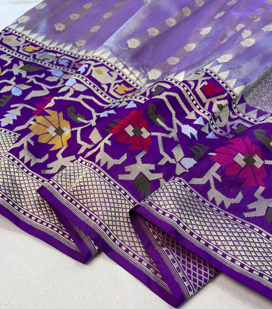 Banarasi Tissue handloom Silk Saree code-BTA16