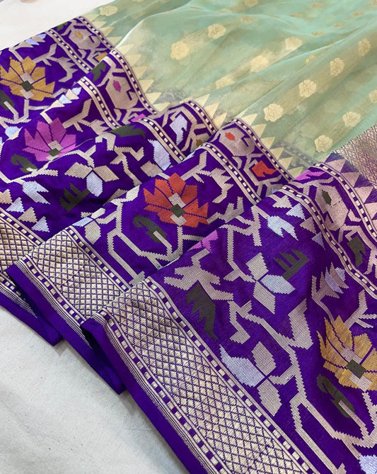 Banarasi Tissue handloom Silk Saree code-BTA15
