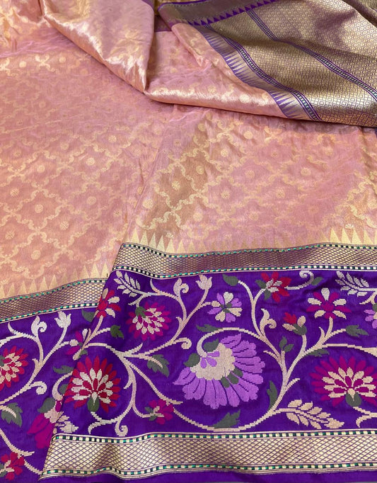 Banarasi Tissue handloom Silk Saree code-BTA14