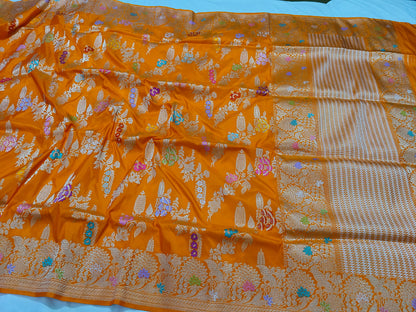banarasi pure katan silk Saree Code-WEA066