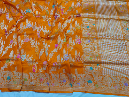 banarasi pure katan silk Saree Code-WEA066
