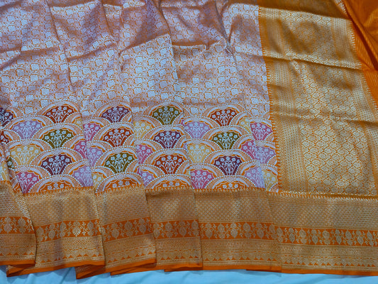 banarasi pure katan silk Saree Code-WEA065