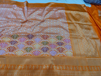 banarasi pure katan silk Saree Code-WEA065
