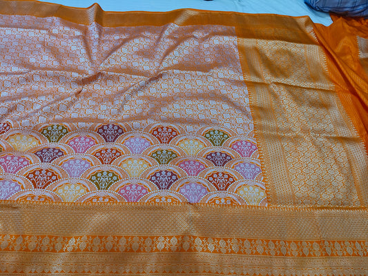 banarasi pure katan silk Saree Code-WEA065