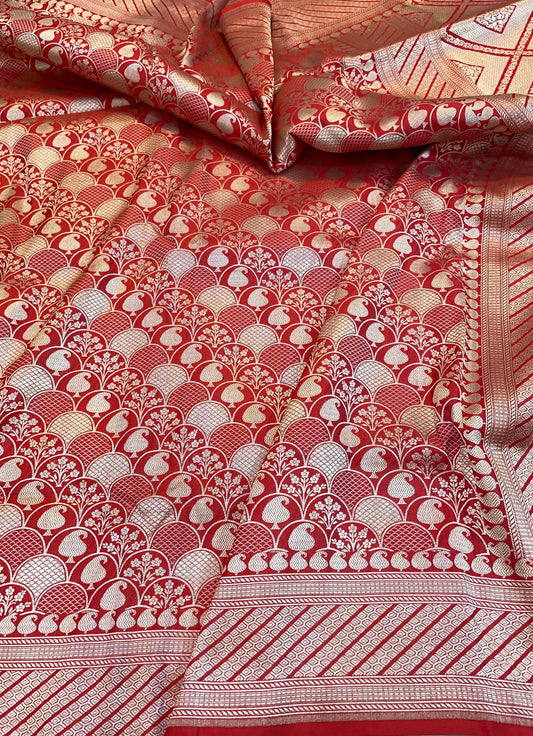 banarasi pure katan silk Saree Code-WEA057