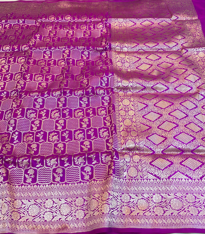 banarasi pure katan silk Saree Code-WEA056