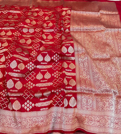 banarasi pure katan silk Saree Code-WEA058