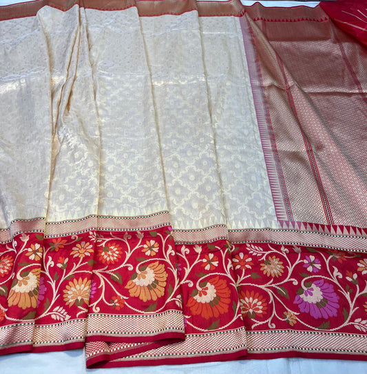 banarasi pure katan silk Saree Code-WEA054