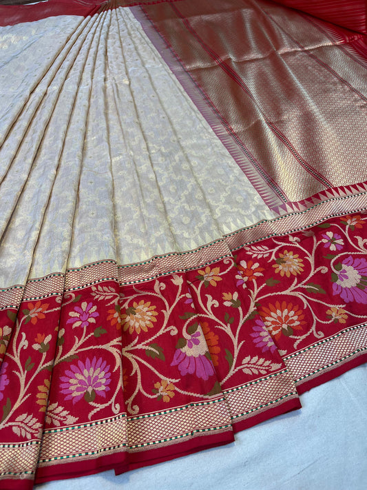 banarasi pure katan silk Saree Code-WEA054