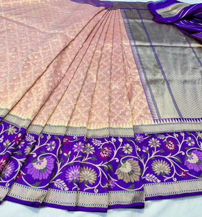 banarasi pure katan silk Saree Code-WEA053