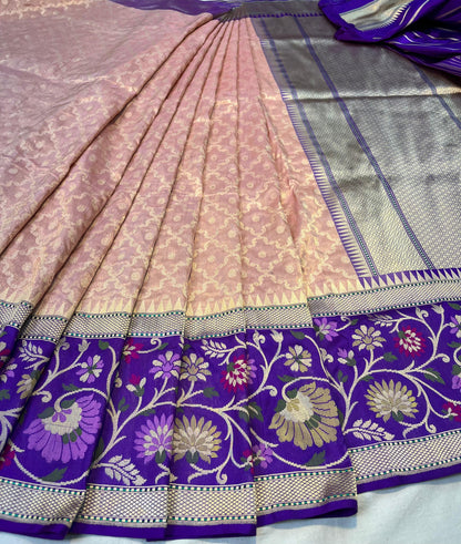 banarasi pure katan silk Saree Code-WEA053