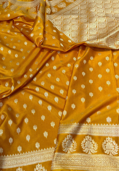 Banarasi mashru handloom Silk code-BSU01