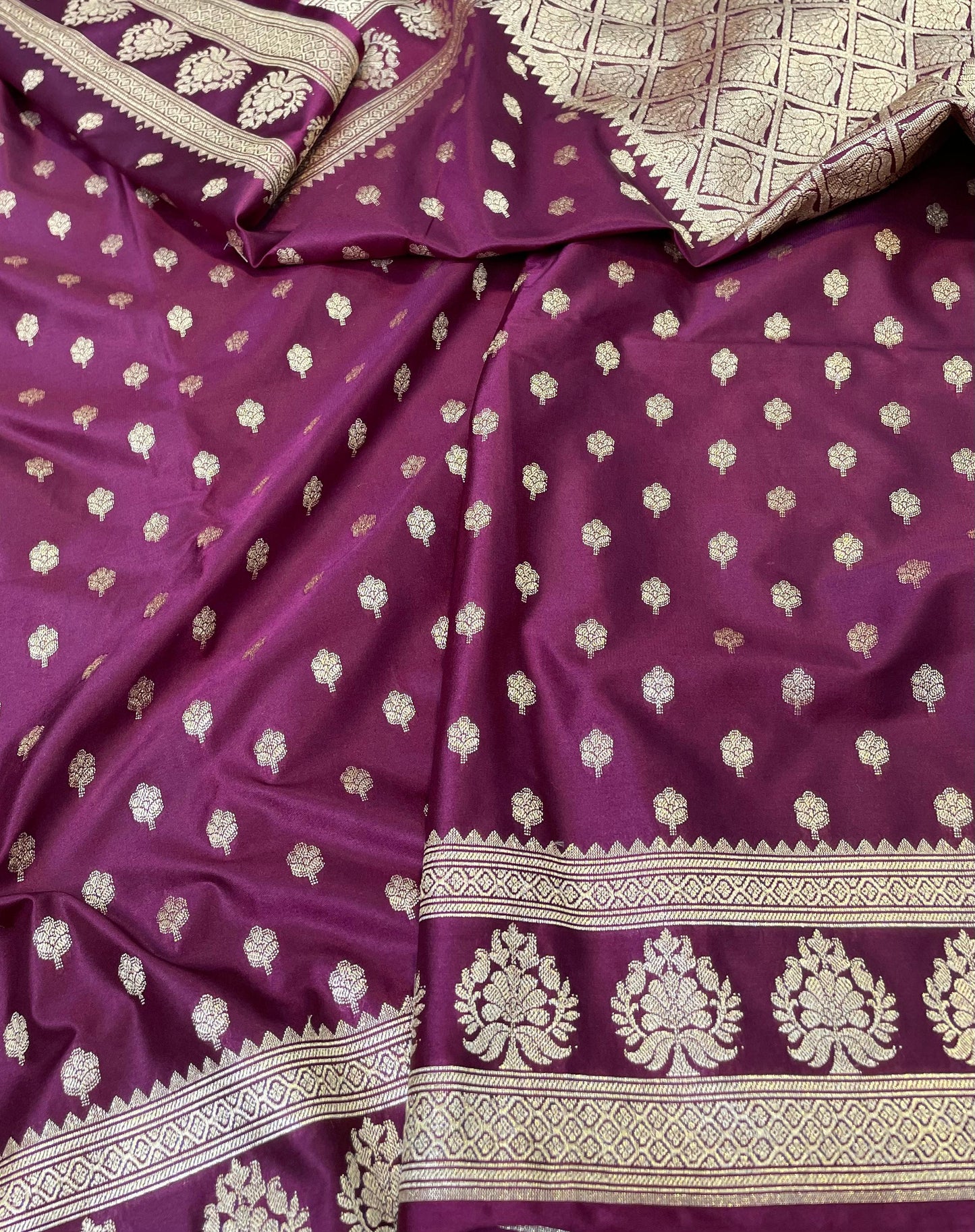 Banarasi mashru handloom Silk code-BSU02