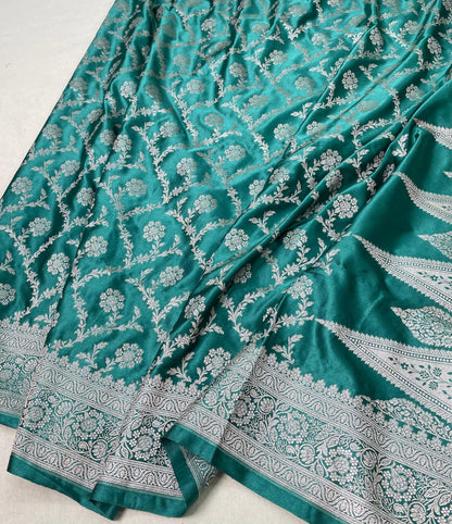 Banarasi mashru handloom Silk code-BSU04