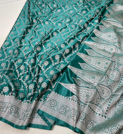 Banarasi mashru handloom Silk code-BSU04