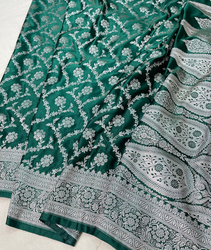 Banarasi mashru handloom Silk code-BSU04