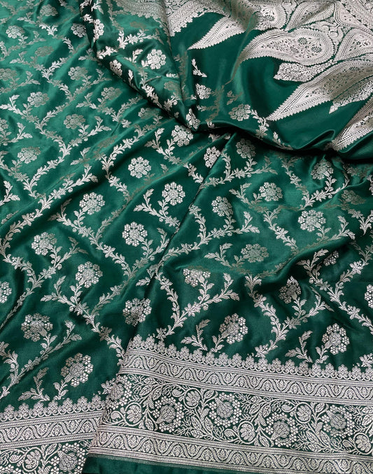 Banarasi mashru handloom Silk code-BSU04