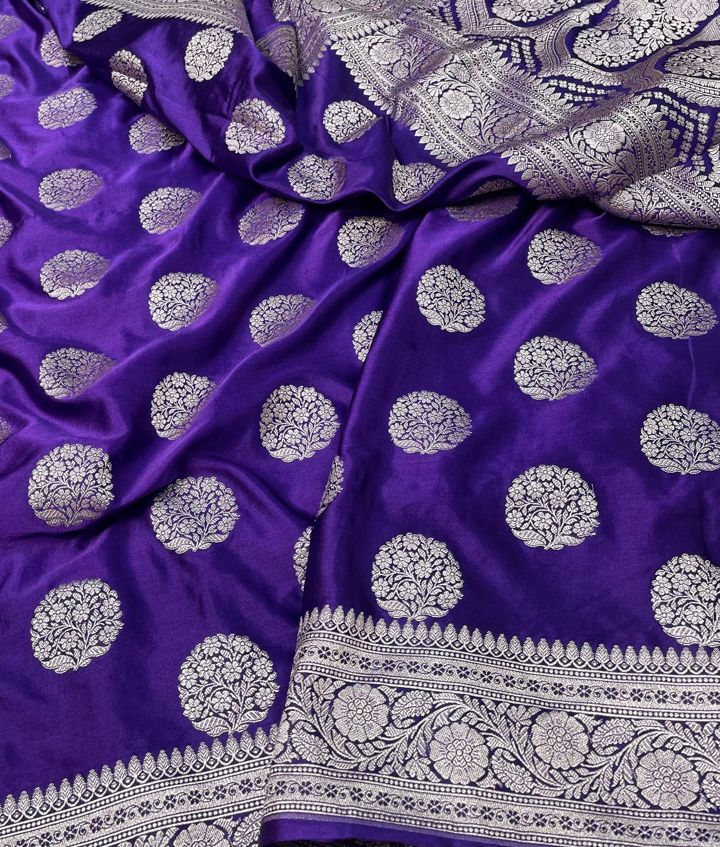 Banarasi mashru handloom Silk code-BSU06