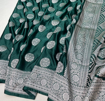 Banarasi mashru handloom Silk code-BSU08