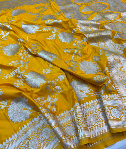Banarasi mashru handloom Silk code-BSU12