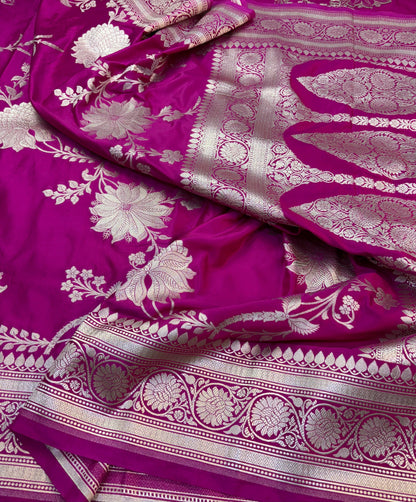 Banarasi mashru handloom Silk code-BSU13