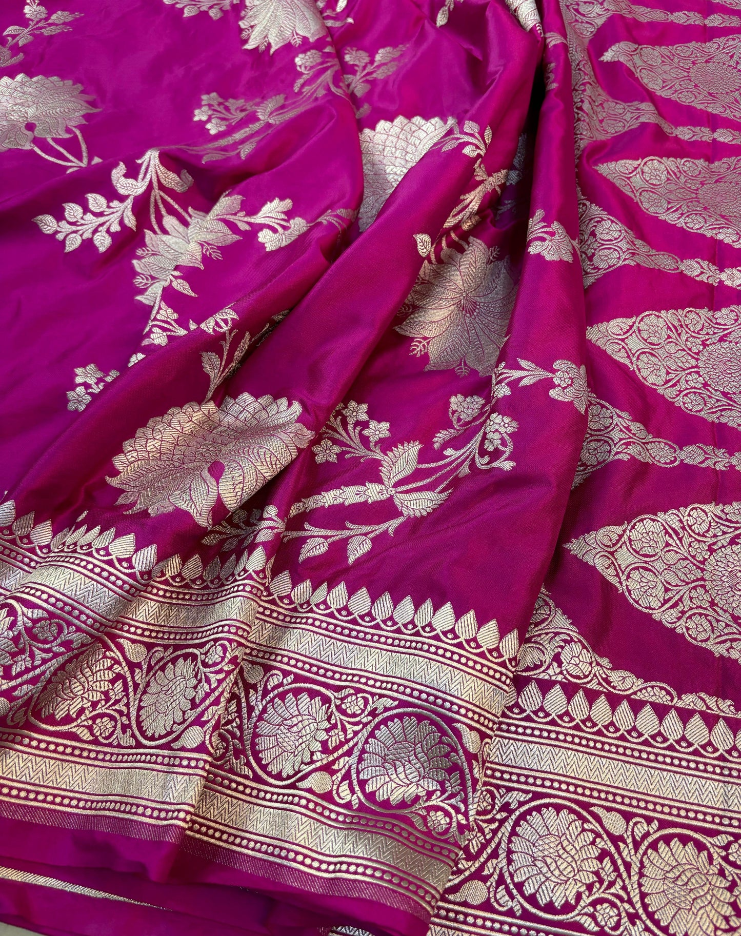 Banarasi mashru handloom Silk code-BSU13