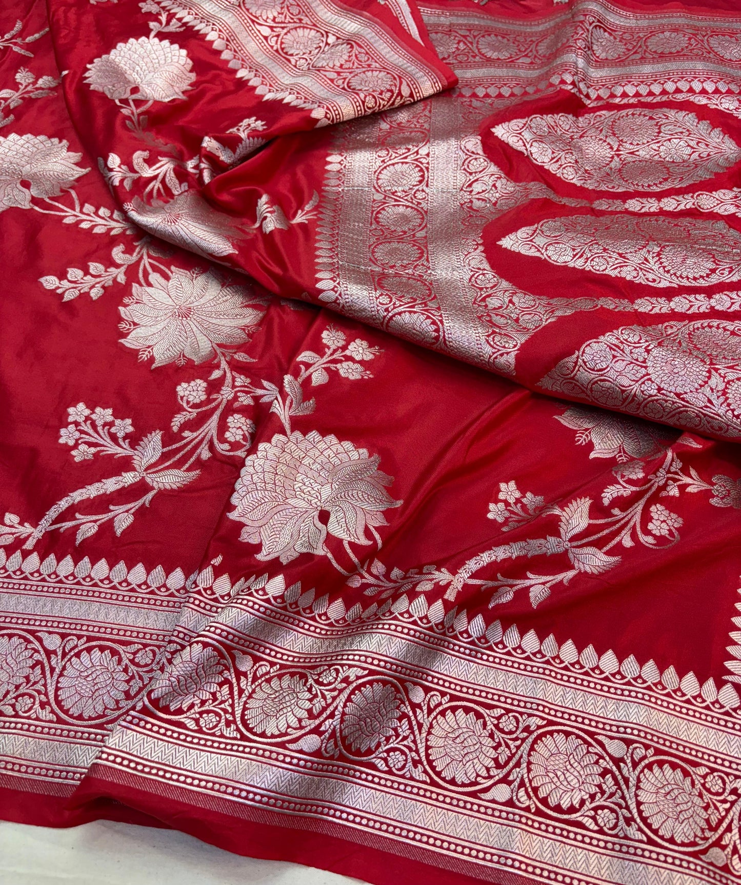 Banarasi mashru handloom Silk code-BSU15