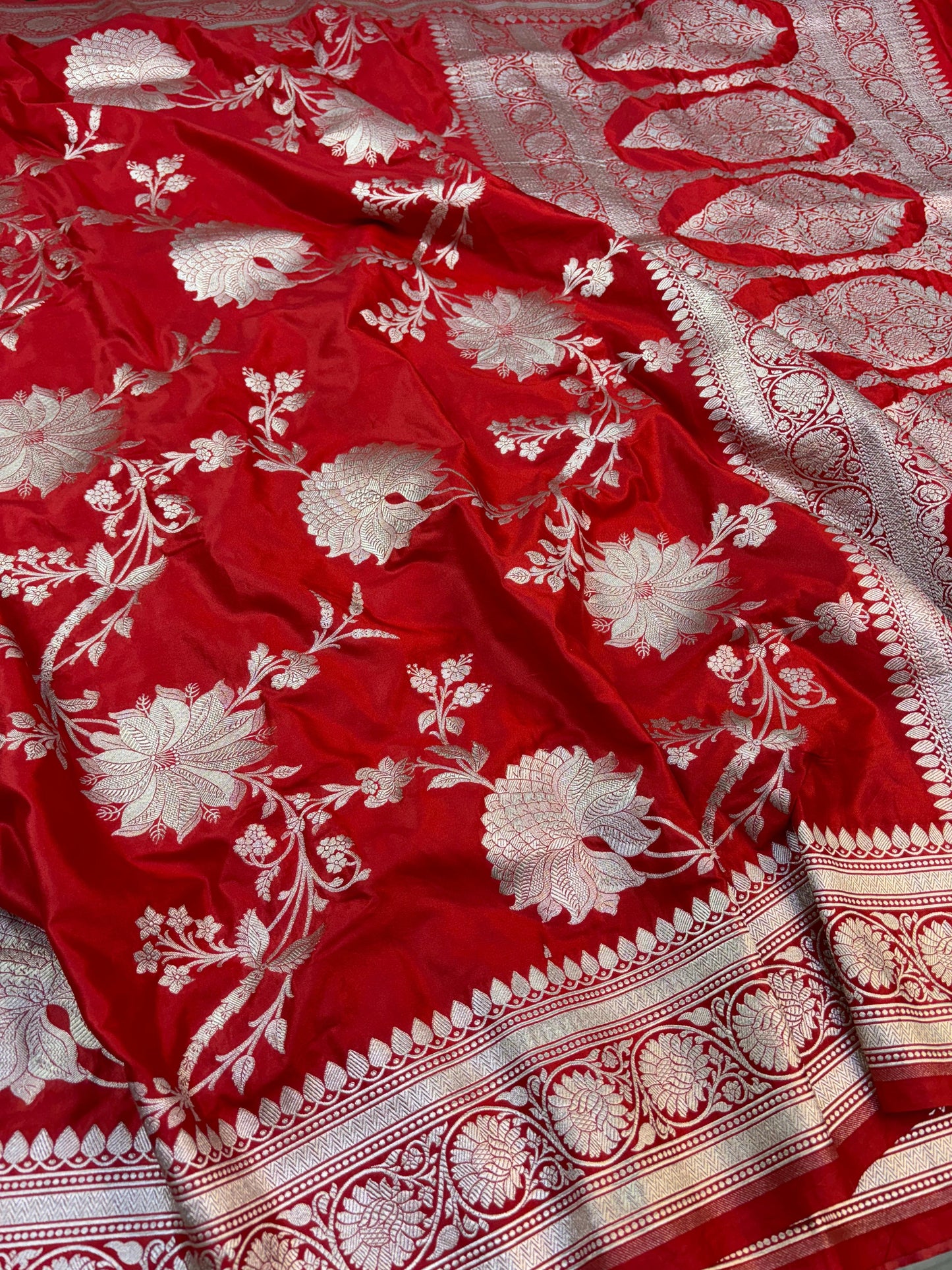 Banarasi mashru handloom Silk code-BSU15