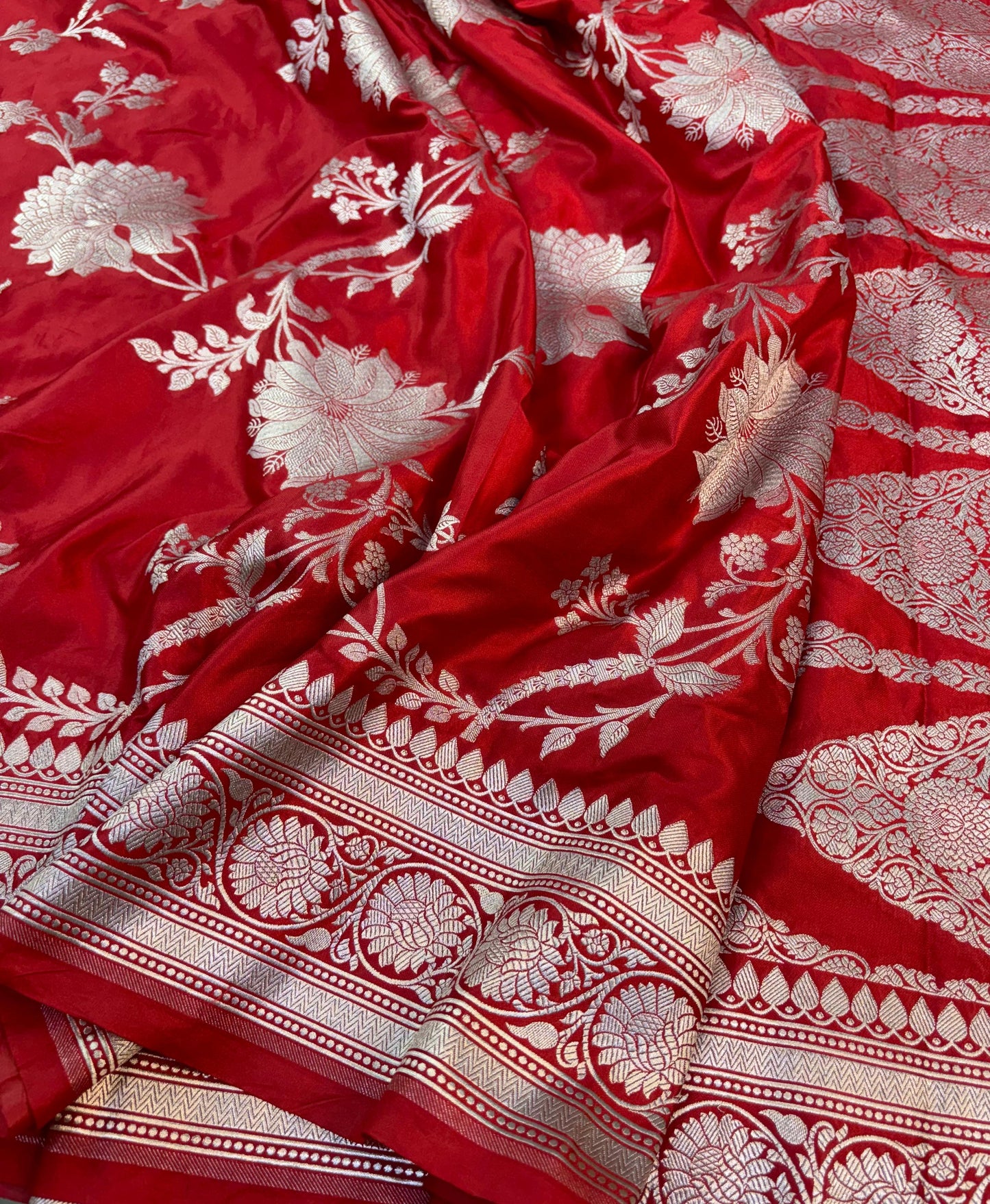 Banarasi mashru handloom Silk code-BSU15