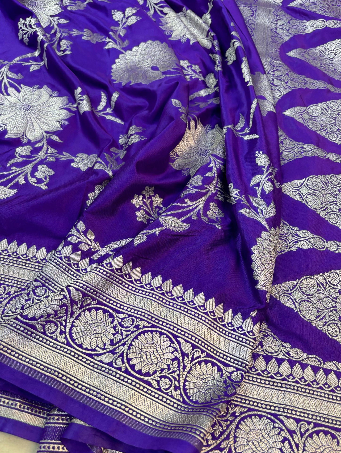 Banarasi mashru handloom Silk code-BSU16
