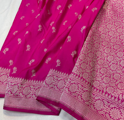 Banarasi mashru handloom Silk code-BSU17