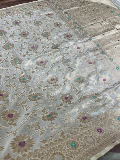 banarasi pure katan silk Saree Code-WEA040