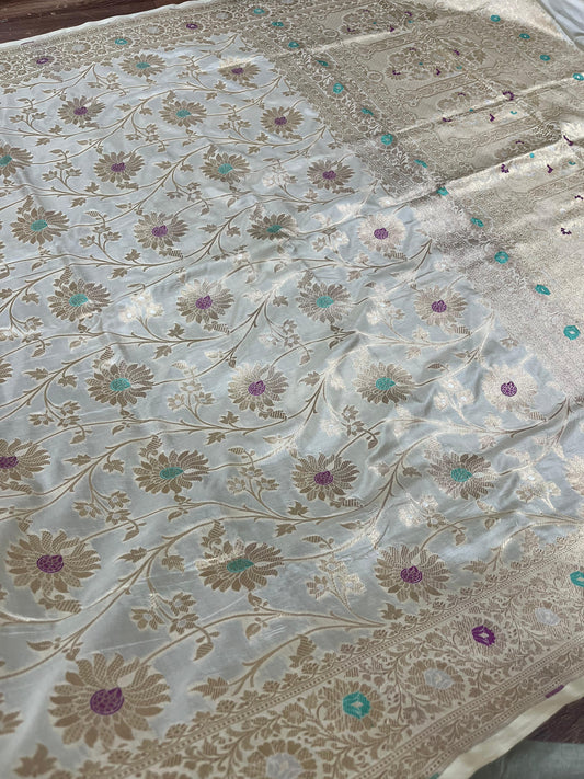 banarasi pure katan silk Saree Code-WEA041