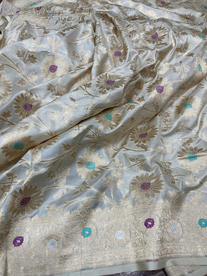 banarasi pure katan silk Saree Code-WEA040