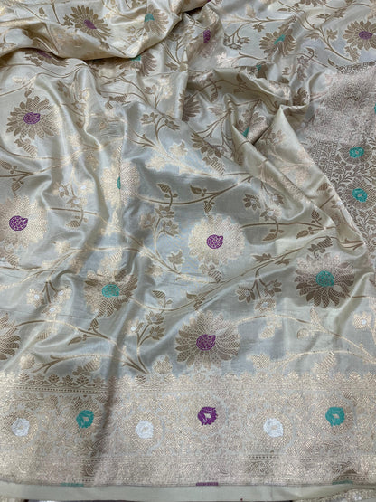 banarasi pure katan silk Saree Code-WEA040
