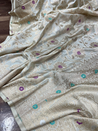 banarasi pure katan silk Saree Code-WEA040