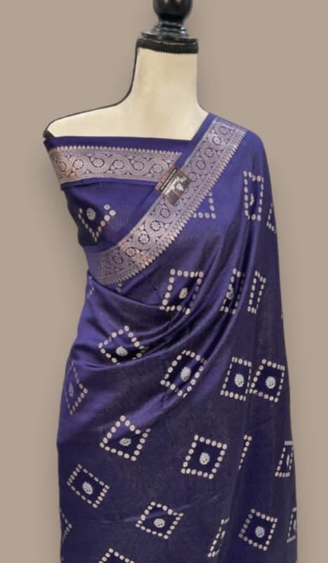 Banarasi handloom premium Katan silk saree Code-SUA033