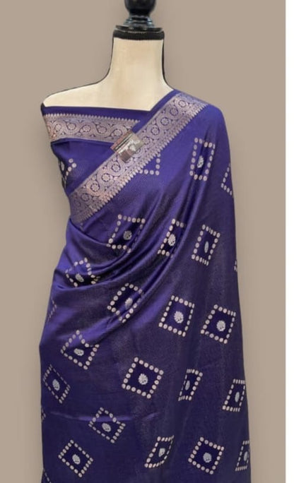 Banarasi handloom premium Katan silk saree Code-SUA033