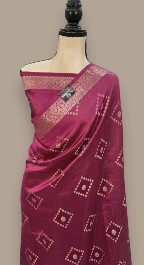 Banarasi handloom premium Katan silk saree Code-SUA032
