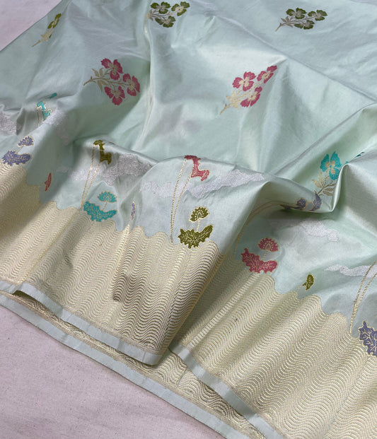 banarasi pure katan silk Saree Code-WEA038