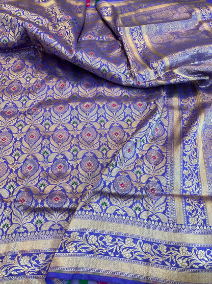 banarasi pure katan silk Saree Code-WEA033