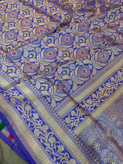 banarasi pure katan silk Saree Code-WEA033