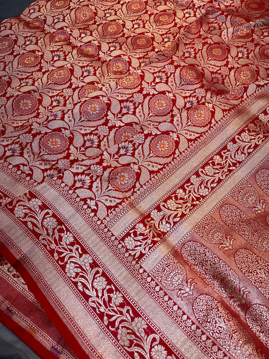 banarasi pure katan silk Saree Code-WEA036