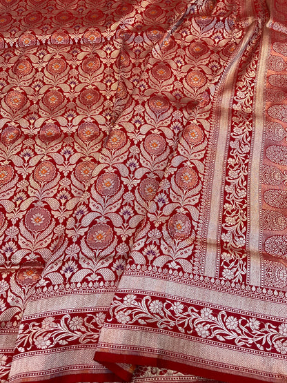 banarasi pure katan silk Saree Code-WEA036