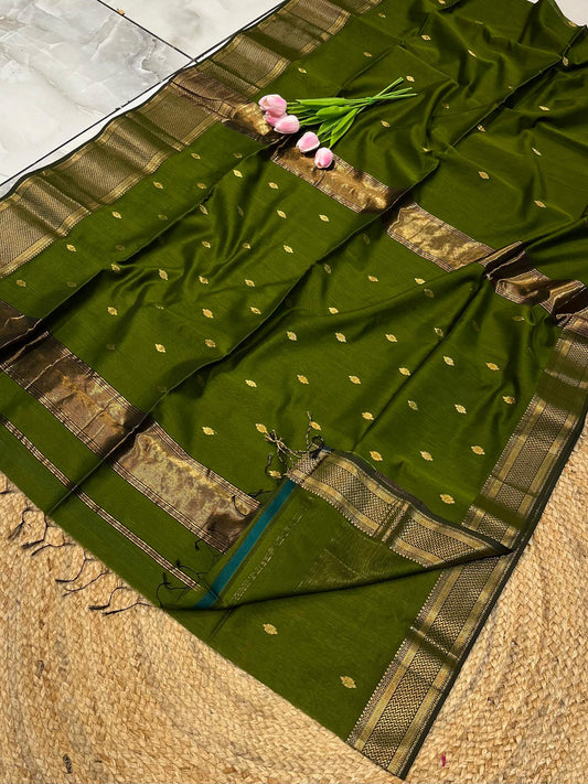 Maheshwari handloom Saree -Product code-THA066
